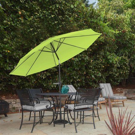 PURE GARDEN 10-Foot Outdoor Tilting Patio Umbrella, Lime 50-100-LG